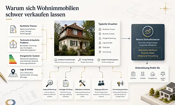 Ratgeber: schwer verk&auml;ufliche Wohnimmobilie sachlich pr&uuml;fen