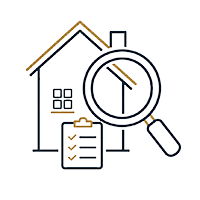 Icon Immobilie analysieren und Checkliste prüfen