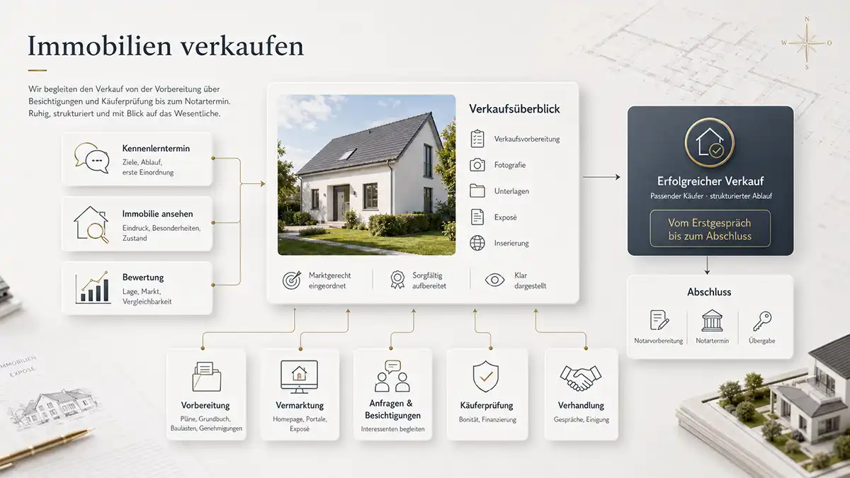 Schl&uuml;ssel und Verkaufsunterlagen nach erfolgreichem Immobilienverkauf