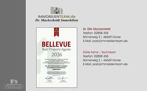 romantisches Herrenhaus am rechten Niederrhein zu verkaufen