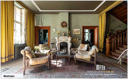 romantische herrschaftliche Villa mit See in Alleinlage am rechten Niederrhein zu verkaufen