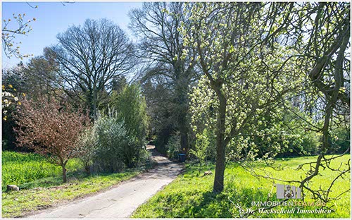 romantische herrschaftliche Villa mit See in Alleinlage am rechten Niederrhein zu verkaufen