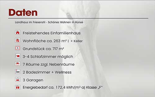 Landhaus im Friesenstil in Hünxe am Niederrhein zu verkaufen