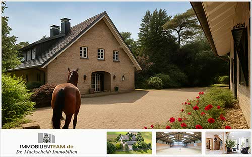 Reitanlage am Niederrhein nähe Ruhrgebiet