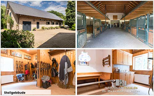 Reitanlage am Niederrhein nähe Ruhrgebiet