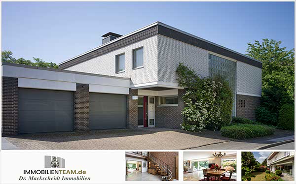 Einfamilienhaus in Kubusgestalt am Nordglacis in Wesel