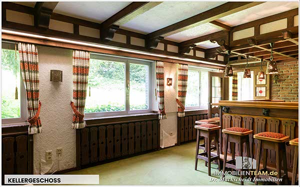 Garten und Architektur des Hauses am Nordglacis